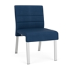 Picture of Lesro WF1102 Waterfall Vinyl Upholstered Armless Guest Chair