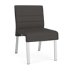 Picture of Lesro WF1102 Waterfall Vinyl Upholstered Armless Guest Chair
