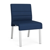 Picture of Lesro WF1102 Waterfall Vinyl Upholstered Armless Guest Chair