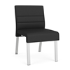 Picture of Lesro WF1102 Waterfall Vinyl Upholstered Armless Guest Chair