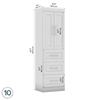 Picture of Pur P/N 26950 Wardrobe with Drawers
