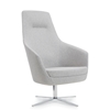Picture of Drift 8038 High Back Lounge Chair w/ Chrome Swivel Base