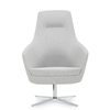 Picture of Drift 8038 High Back Lounge Chair w/ Chrome Swivel Base