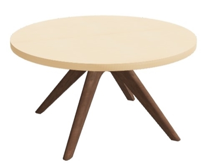 Picture of Drift™ 30" Round Table, Wood Base
