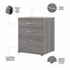 Picture of Floor Storage Cabinet with Drawers P/N UNS328