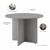 Picture of Bush P/N 99TB42 42W Round Conference Table with Wood Base