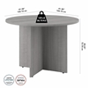 Picture of Bush P/N 99TB42 42W Round Conference Table with Wood Base
