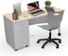 Picture of Avid 60"w  x 24"d Single Pedestal Desk