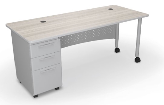 Picture of Avid 72"w x 30"d  Single Pedestal Desk