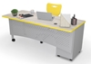 Picture of Avid 72"w x 30"d  Single Pedestal Desk