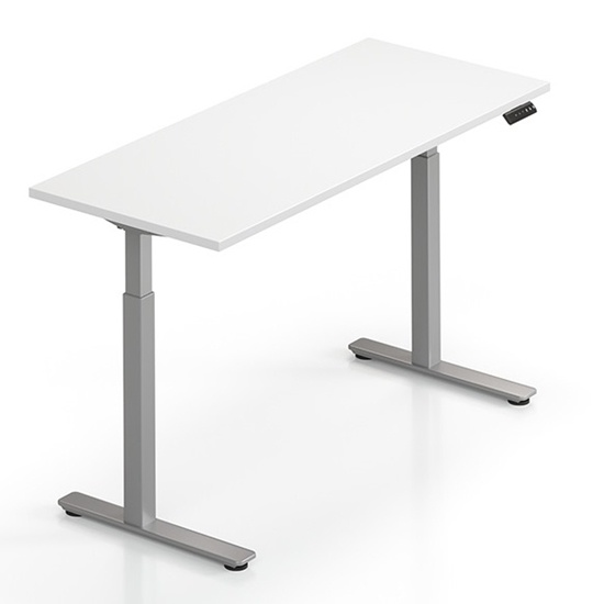 Offices to Go OTG Laminate Height-Adjustable Office Desk with