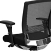 Picture of HERCULES Series GO-WY-85 24/7 Intensive Use Black Mesh Multifunction Ergonomic Office Chair with Seat Slider