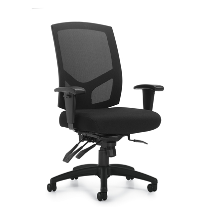 Picture of OTG11769B Mesh Back Multi-Function Chair