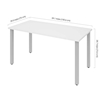 Picture of Universel 65865  60"w Tables with Square Metal Legs