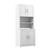 Picture of Bush Business Furniture HHD010WH 30W 2 Door Storage Cabinet with Hutch
