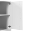 Picture of Bush Business Furniture HHD010WH 30W 2 Door Storage Cabinet with Hutch