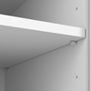 Picture of Bush Business Furniture HHD010WH 30W 2 Door Storage Cabinet with Hutch