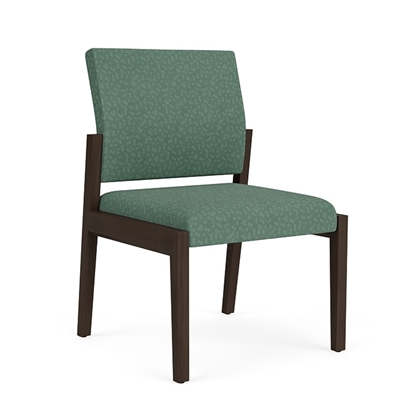 Picture of Lesro Brooklyn BK1102 Fabric Upholstered Armless Guest Chair