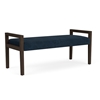 Picture of Lesro Brooklyn BK2001 Fabric Upholstered 2 Seat Bench