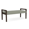 Picture of Lesro Brooklyn BK2001 Fabric Upholstered 2 Seat Bench