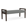 Picture of Lesro Brooklyn BK2001 Fabric Upholstered 2 Seat Bench