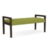 Picture of Lesro Brooklyn BK2001 Fabric Upholstered 2 Seat Bench
