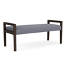 Picture of Lesro Brooklyn BK2001 Fabric Upholstered 2 Seat Bench