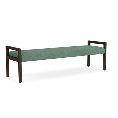 Picture of Lesro Brooklyn BK3001 Fabric Upholstered 3 Seat Bench