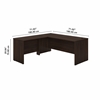 Picture of Bush Business Furniture Studio C STC049 72W x 30D L Shaped Desk with 42W Return