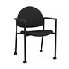 Picture of Lesro CX1131 Chat Upholstered Guest Chair with Casters