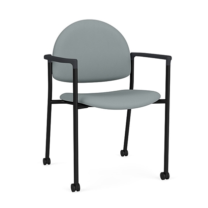 Picture of Lesro CX1131 Chat Upholstered Guest Chair with Casters