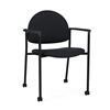 Picture of Lesro CX1131 Chat Upholstered Guest Chair with Casters