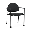 Picture of Lesro CX1131 Chat Upholstered Guest Chair with Casters