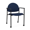 Picture of Lesro CX1131 Chat Upholstered Guest Chair with Casters