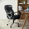 Picture of HERCULES GO-2092M Big & Tall 500 lb. Rated Black LeatherSoft Executive Office Chair