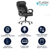 Picture of HERCULES GO-2092M Big & Tall 500 lb. Rated Black LeatherSoft Executive Office Chair