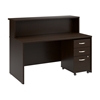 Picture of Arrive ARV002 60W x 30D Reception Desk with Shelf and Mobile File Cabinet