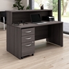 Picture of Arrive ARV002 60W x 30D Reception Desk with Shelf and Mobile File Cabinet