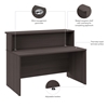 Picture of Arrive ARV001 60W x 30D Reception Desk with Shelf