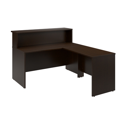 Picture of Arrive ARV003 60W x 72D L Shaped Reception Desk with Shelf