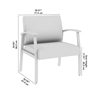 Picture of Arrive CH3902 Bariatric Waiting Room Guest Chair
