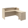 Picture of Arrive ARV010 72W x 72D L Shaped Reception Desk with Counter and Mobile File Cabinet