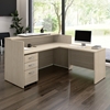 Picture of Arrive ARV010 72W x 72D L Shaped Reception Desk with Counter and Mobile File Cabinet