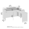 Picture of Arrive ARV009 72W x 72D L Shaped Reception Desk with Counter