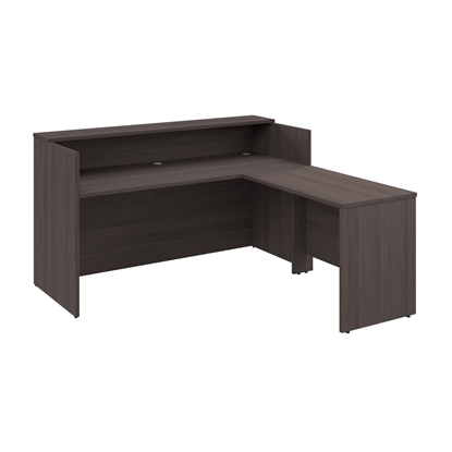 Picture of Arrive ARV006 72W x 72D L Shaped Reception Desk with Shelf