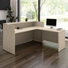 Picture of Arrive ARV006 72W x 72D L Shaped Reception Desk with Shelf