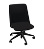Picture of Global 8458NA Prefer Mesh Back Chair with No Arms, Black Frame, & Black Base