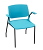 Picture of Global Rebound R5APPG Stacking Polypropylene Armchair