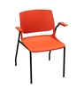 Picture of Global Rebound R5APPG Stacking Polypropylene Armchair