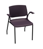 Picture of Global Rebound R5APPG Stacking Polypropylene Armchair